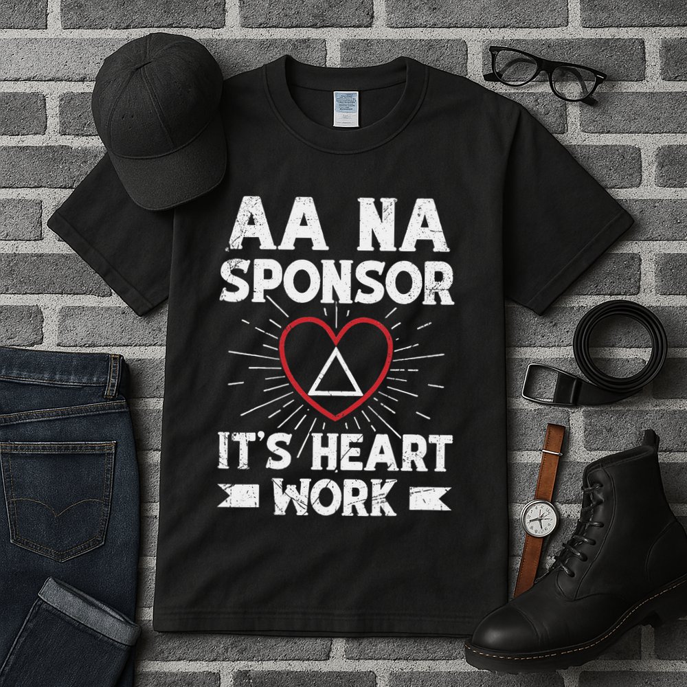 Aa Sponsorship Alcoholics Anonymous Sobriety Aa Na Sponsor Tall T-Shirt