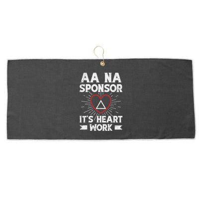 Aa Sponsorship Alcoholics Anonymous Sobriety Aa Na Sponsor Large Microfiber Waffle Golf Towel