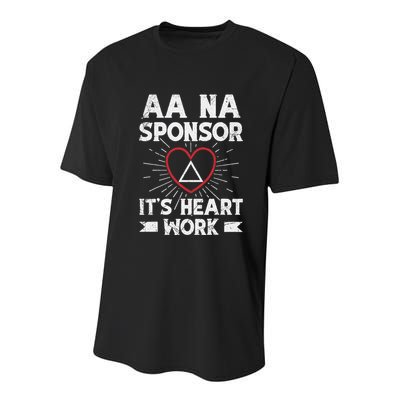 Aa Sponsorship Alcoholics Anonymous Sobriety Aa Na Sponsor Youth Performance Sprint T-Shirt