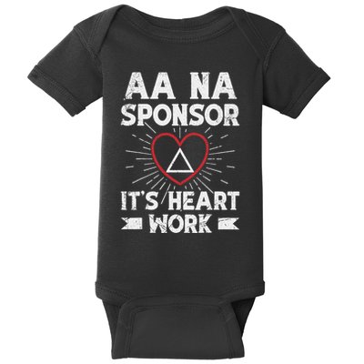 Aa Sponsorship Alcoholics Anonymous Sobriety Aa Na Sponsor Baby Bodysuit