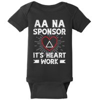 Aa Sponsorship Alcoholics Anonymous Sobriety Aa Na Sponsor Baby Bodysuit