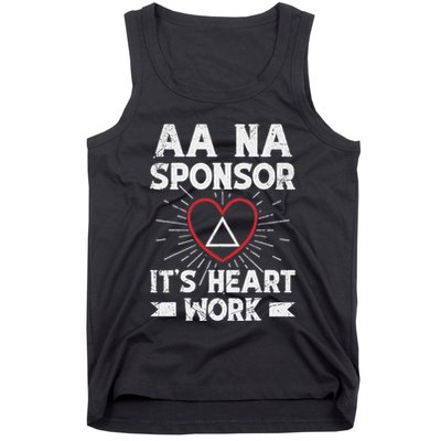 Aa Sponsorship Alcoholics Anonymous Sobriety Aa Na Sponsor Tank Top