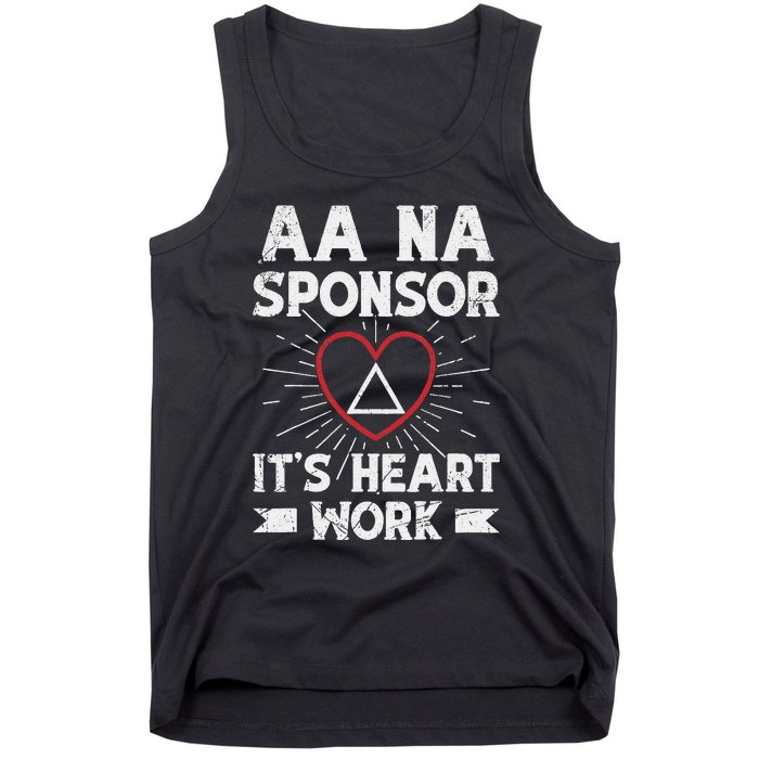 Aa Sponsorship Alcoholics Anonymous Sobriety Aa Na Sponsor Tank Top