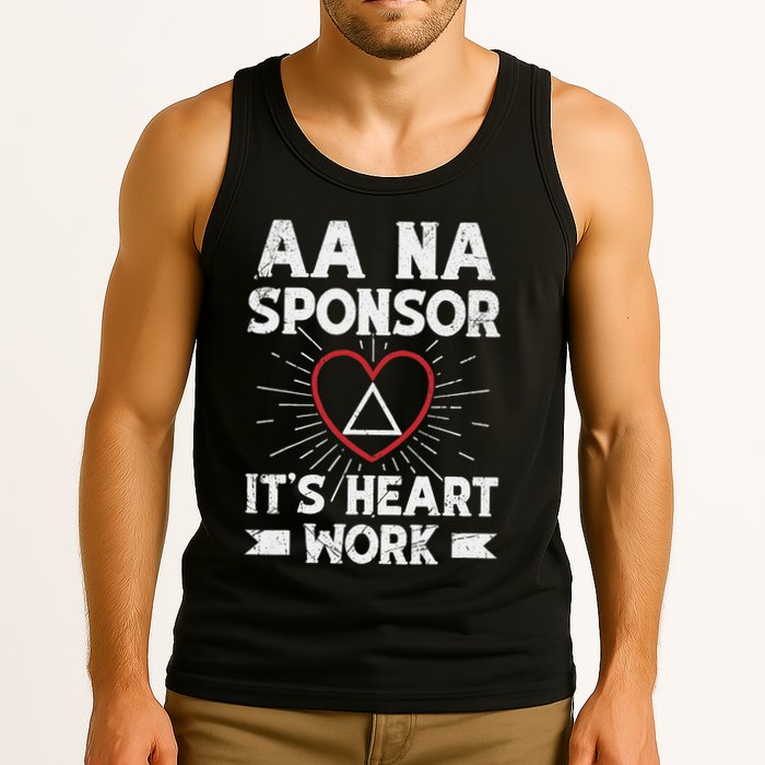 Aa Sponsorship Alcoholics Anonymous Sobriety Aa Na Sponsor Tank Top