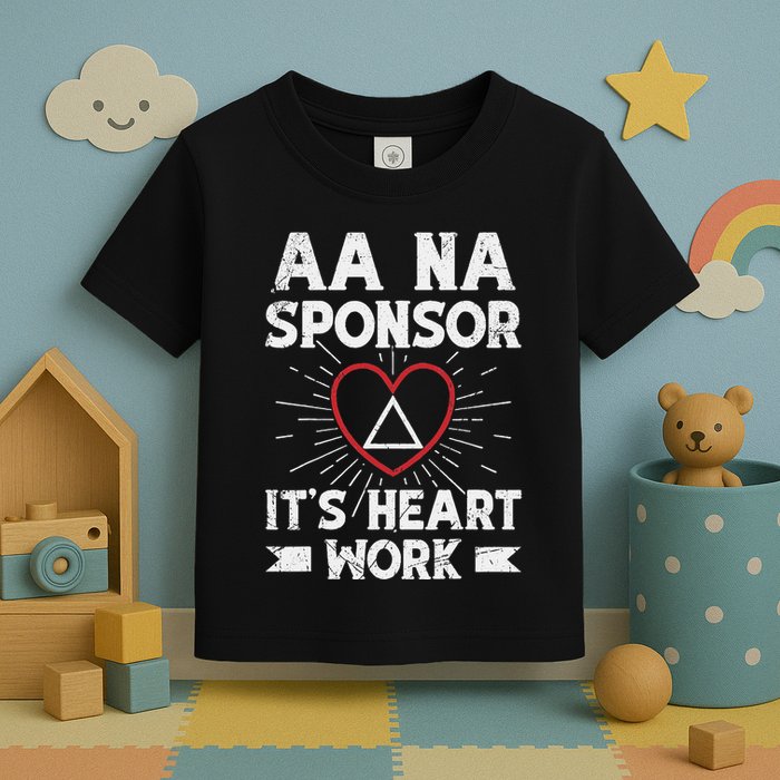 Aa Sponsorship Alcoholics Anonymous Sobriety Aa Na Sponsor Toddler T-Shirt