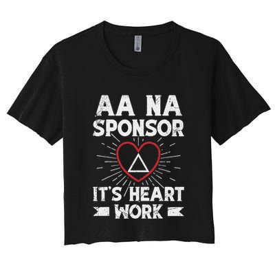 Aa Sponsorship Alcoholics Anonymous Sobriety Aa Na Sponsor Crop Top