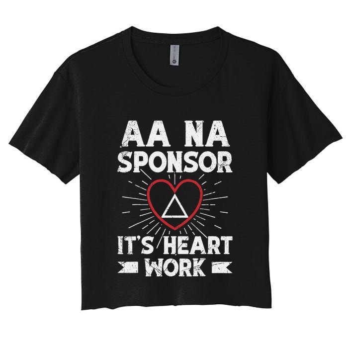 Aa Sponsorship Alcoholics Anonymous Sobriety Aa Na Sponsor Crop Top