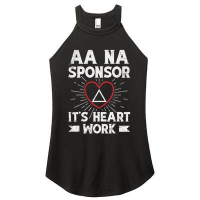 Aa Sponsorship Alcoholics Anonymous Sobriety Aa Na Sponsor Women's Perfect Tri Rocker Tank
