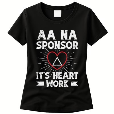 Aa Sponsorship Alcoholics Anonymous Sobriety Aa Na Sponsor Womens T-Shirt