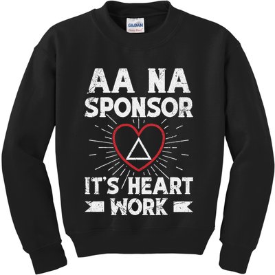 Aa Sponsorship Alcoholics Anonymous Sobriety Aa Na Sponsor Kids Sweatshirt
