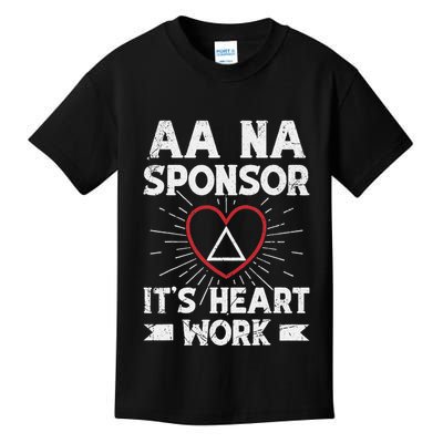 Aa Sponsorship Alcoholics Anonymous Sobriety Aa Na Sponsor Kids T-Shirt