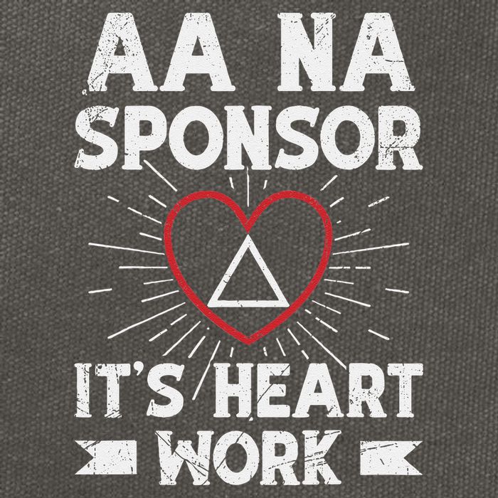 Aa Sponsorship Alcoholics Anonymous Sobriety Aa Na Sponsor Cotton Canvas Backpack