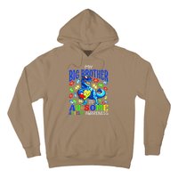 Autism Support Autistic My Big Brother Is Awesome Dinosaur Hoodie