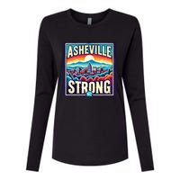 Asheville Strong Asheville North Carolina Womens Cotton Relaxed Long Sleeve T-Shirt