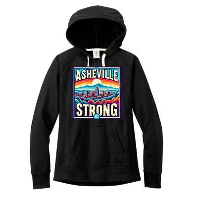 Asheville Strong Asheville North Carolina Women's Fleece Hoodie