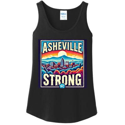 Asheville Strong Asheville North Carolina Ladies Essential Tank