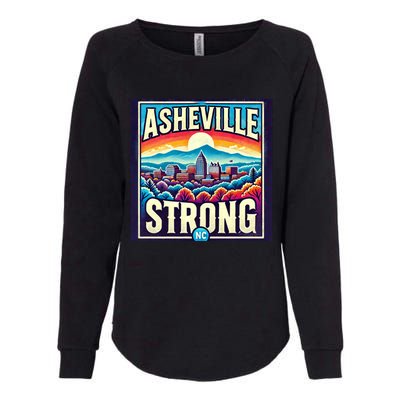 Asheville Strong Asheville North Carolina Womens California Wash Sweatshirt