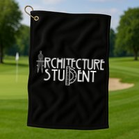 Architecture Student Architects Graduation Architect Meaningful Gift Golf Towel