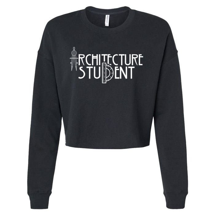 Architecture Student Architects Graduation Architect Meaningful Gift Cropped Pullover Crew