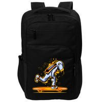Astronaut Skateboarding Impact Tech Backpack