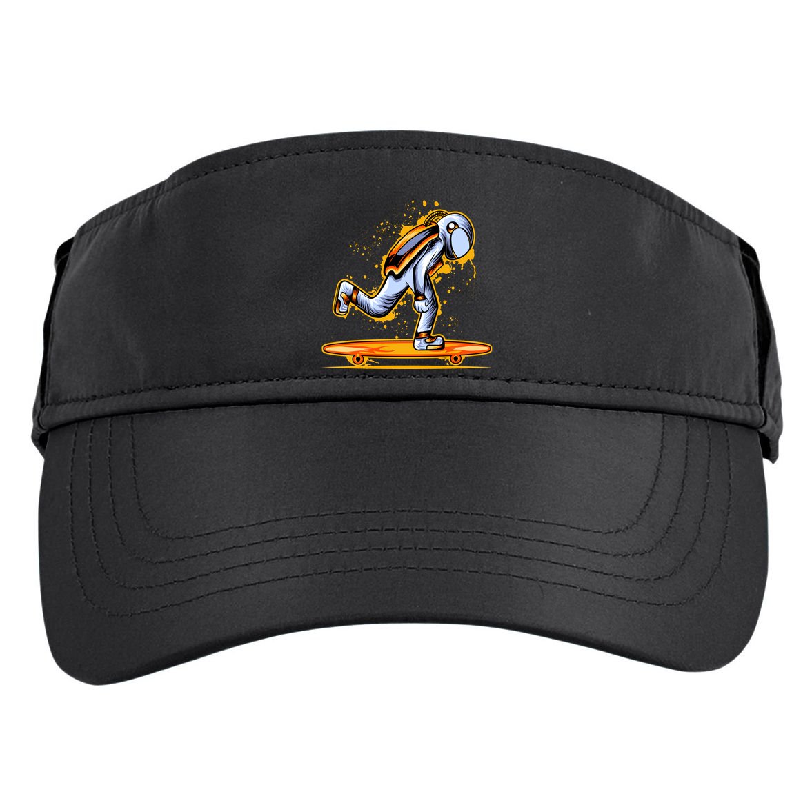 Astronaut Skateboarding Adult Drive Performance Visor