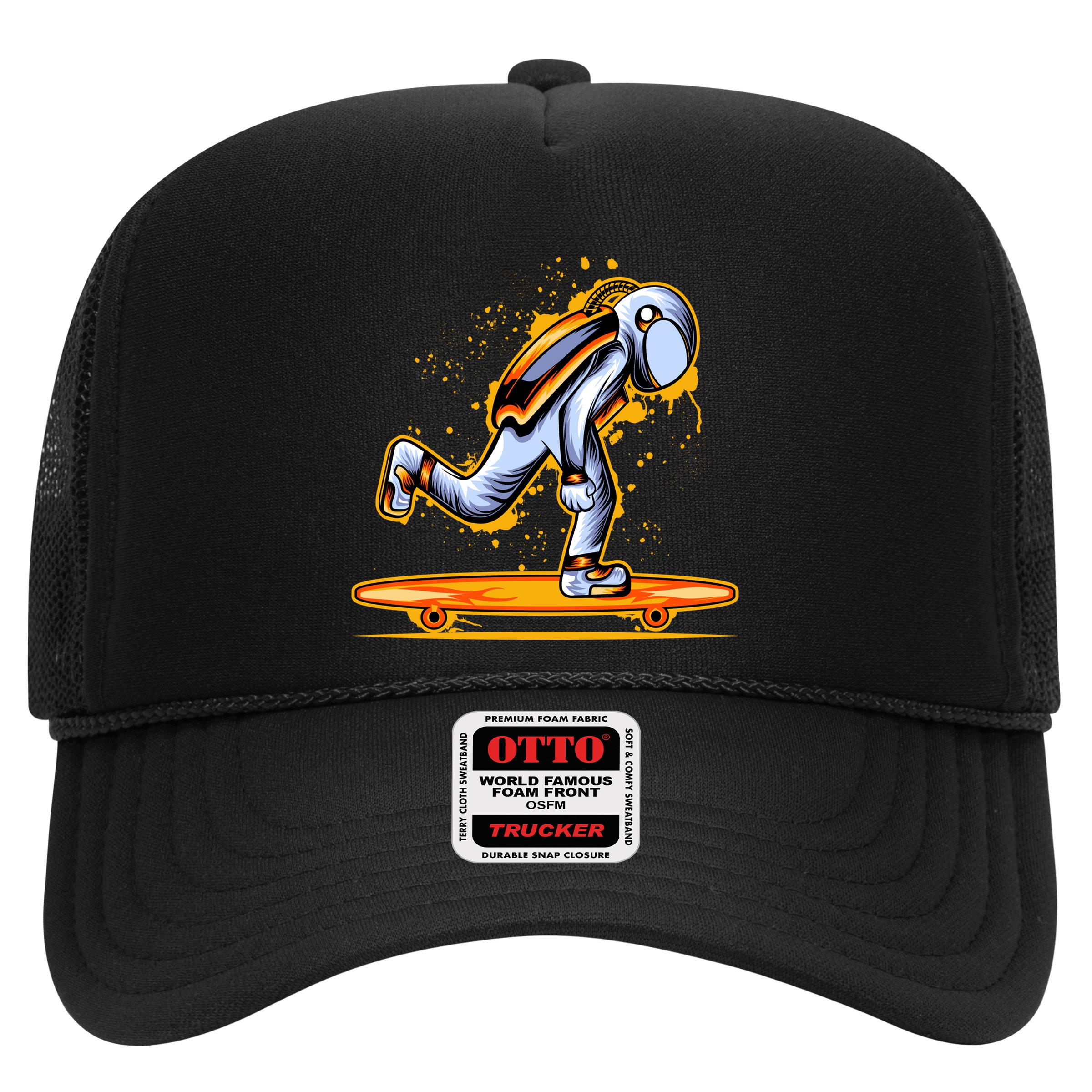 Astronaut Skateboarding Hat