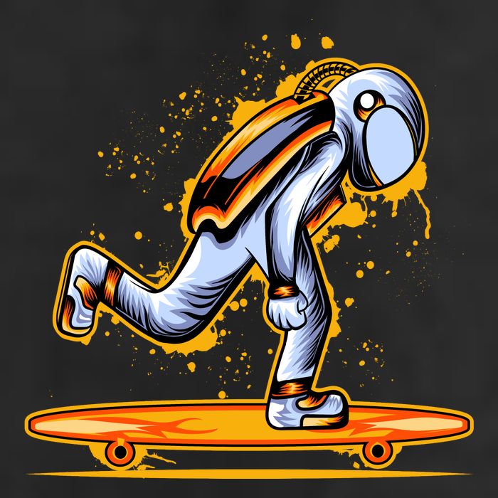 Astronaut Skateboarding Hat
