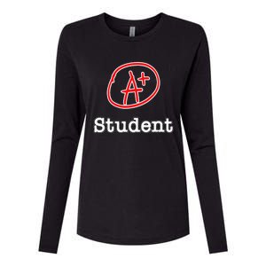 A+ Student Womens Cotton Relaxed Long Sleeve T-Shirt