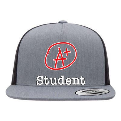 A+ Student Flat Bill Trucker Hat