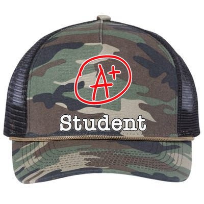 A+ Student Retro Rope Trucker Hat Cap