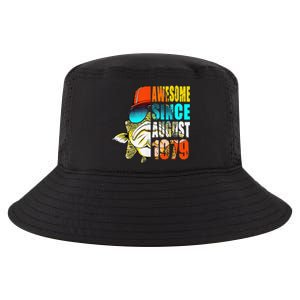 Awesome Since August 1979 Fishing 40th Birthday Gift Cool Comfort Performance Bucket Hat