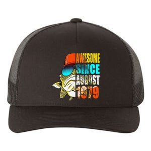 Awesome Since August 1979 Fishing 40th Birthday Gift Yupoong Adult 5-Panel Trucker Hat