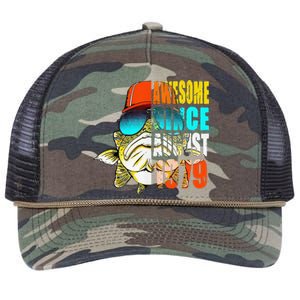 Awesome Since August 1979 Fishing 40th Birthday Gift Retro Rope Trucker Hat Cap