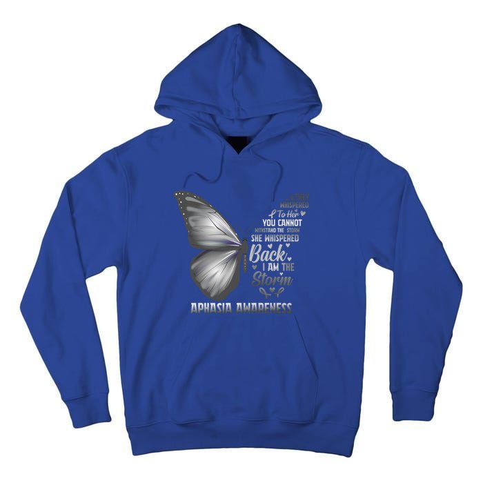 Aphasia Support Awareness Print Meaningful Gift Tall Hoodie