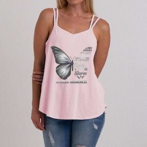 Aphasia Support Awareness Print Meaningful Gift Women's Strappy Tank