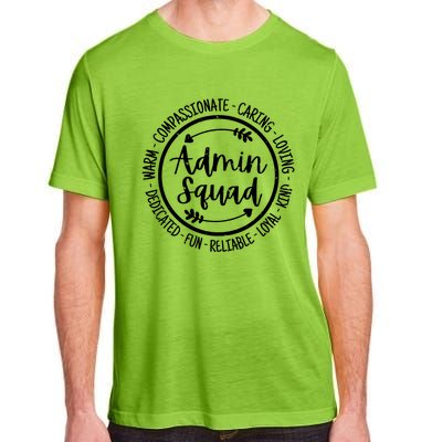 Admin Squad Admin Assistants Office Squad Team Vintage Adult ChromaSoft Performance T-Shirt