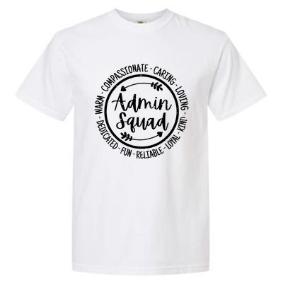 Admin Squad Admin Assistants Office Squad Team Vintage Garment-Dyed Heavyweight T-Shirt