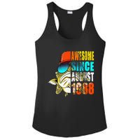 Awesome Since August 1988 Fishing 31st Birthday Gift Ladies PosiCharge Competitor Racerback Tank