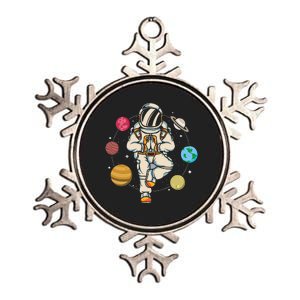 Astronomy Spirituality Astronaut Buddhist Zen Yoga Planet Metallic Star Ornament