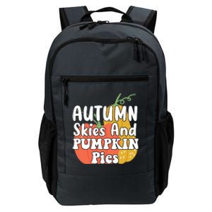 Autumn Skies And Pumpkin Pies Cute Daily Commute Backpack