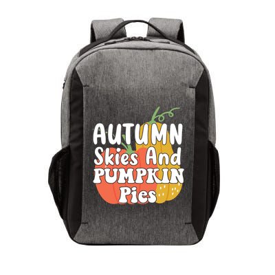 Autumn Skies And Pumpkin Pies Cute Vector Backpack