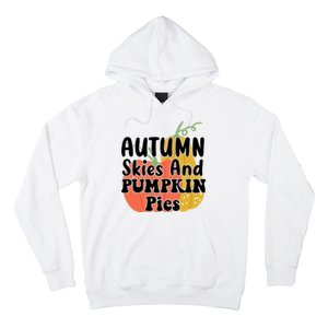 Autumn Skies And Pumpkin Pies Cute Hoodie