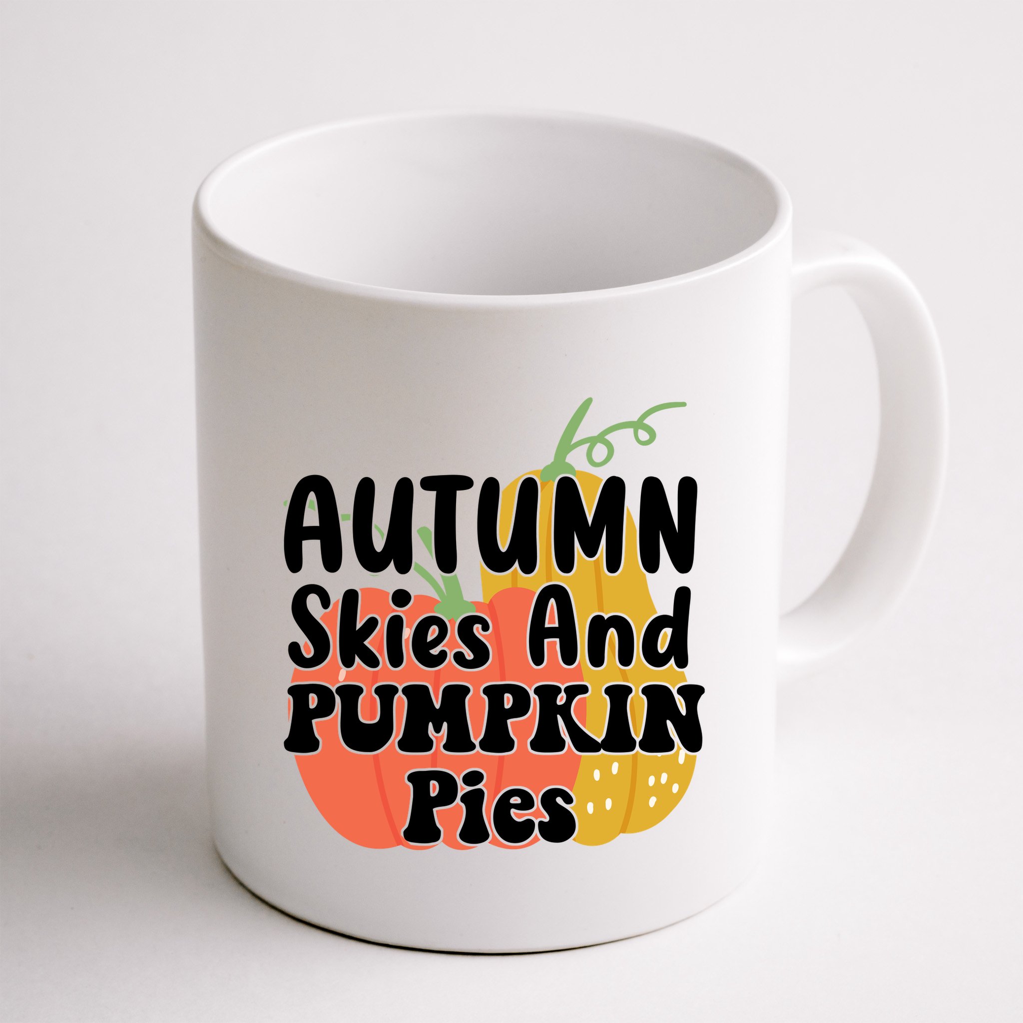 Autumn Skies And Pumpkin Pies Cute Mug