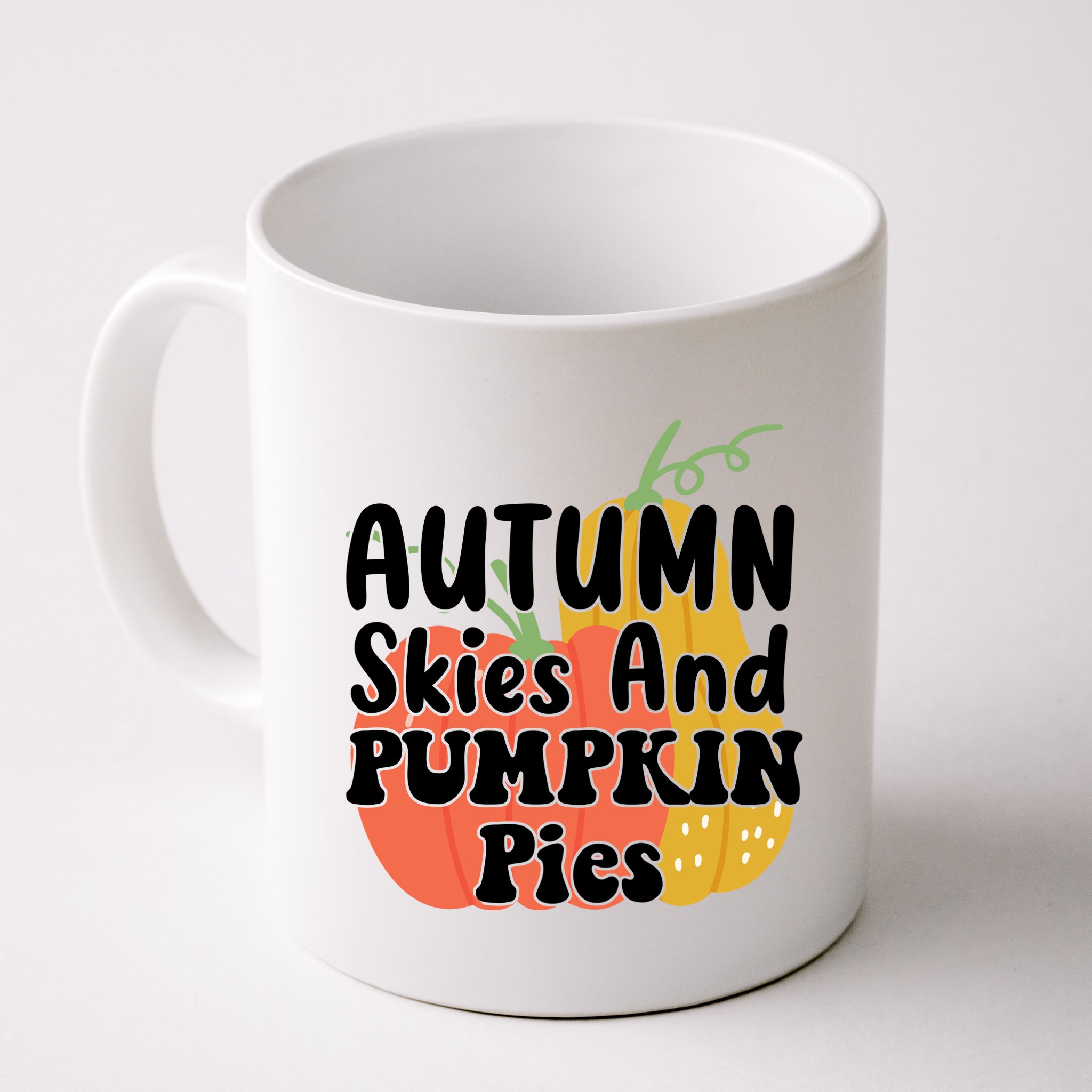 Autumn Skies And Pumpkin Pies Cute Mug