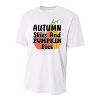 Autumn Skies And Pumpkin Pies Cute Youth Performance Sprint T-Shirt