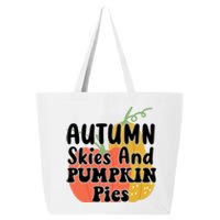 Autumn Skies And Pumpkin Pies Cute 25L Jumbo Tote