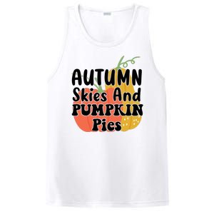 Autumn Skies And Pumpkin Pies Cute PosiCharge Competitor Tank