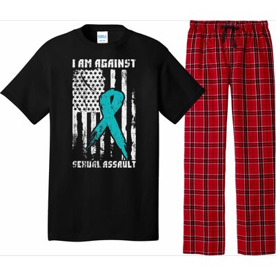 Against Sexual Assault American Flag Pajama Set