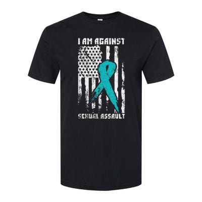 Against Sexual Assault American Flag Softstyle CVC T-Shirt