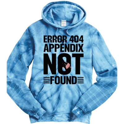 Appendicitis Scar Appendectomy Appendix Surgery Recovery Tie Dye Hoodie